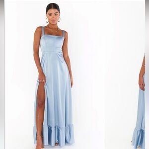 Show Me Your MuMu White and Blue Wedding Dresses